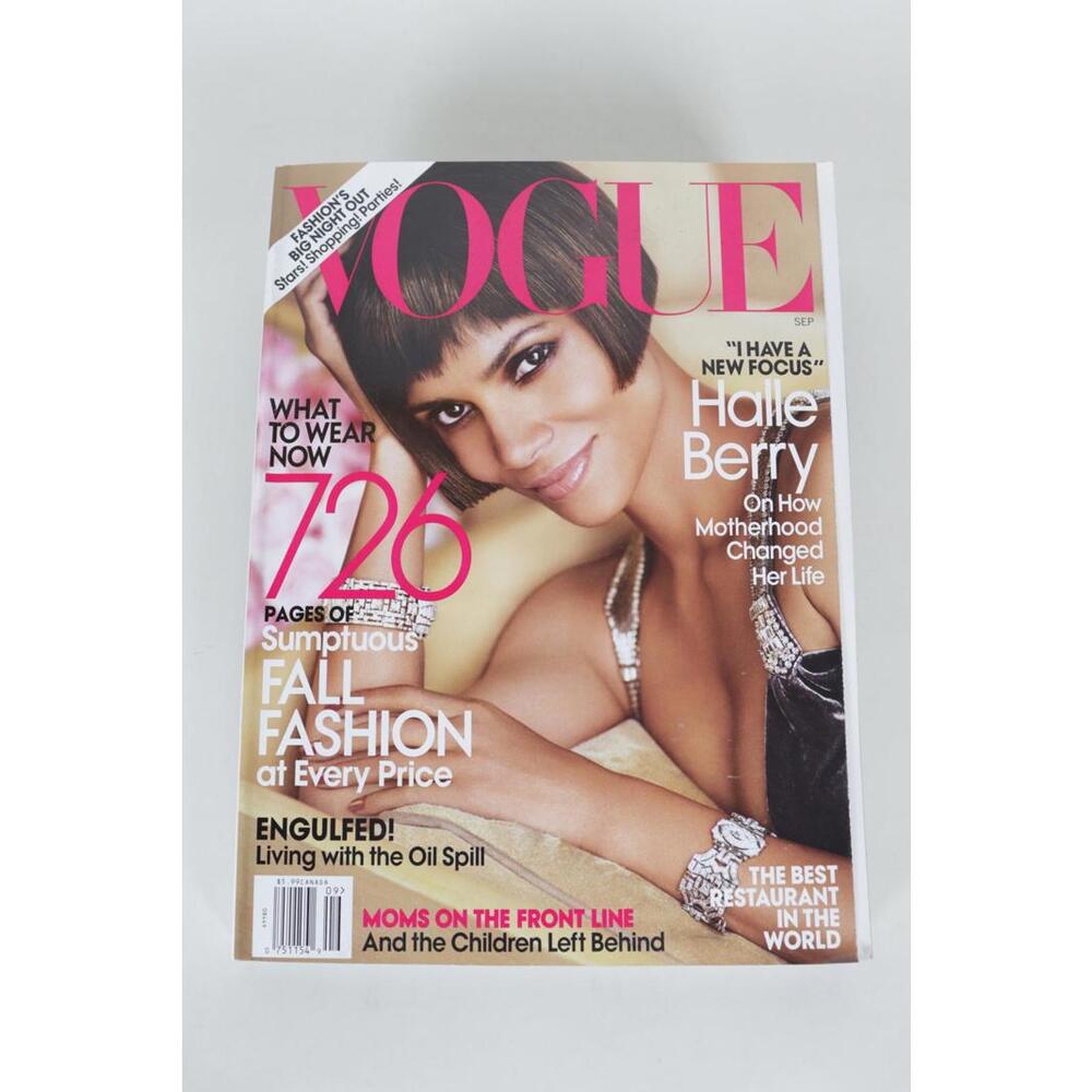 2010's Vogue September Halle Berry Magazine